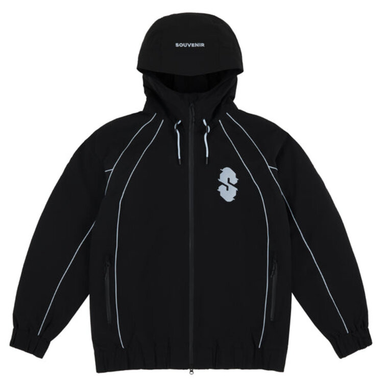 SOUVENIR Souvenir Insulated Track Jacket | Black