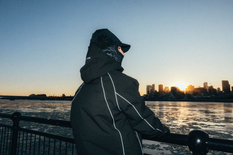 SOUVENIR Souvenir Insulated Track Jacket | Black