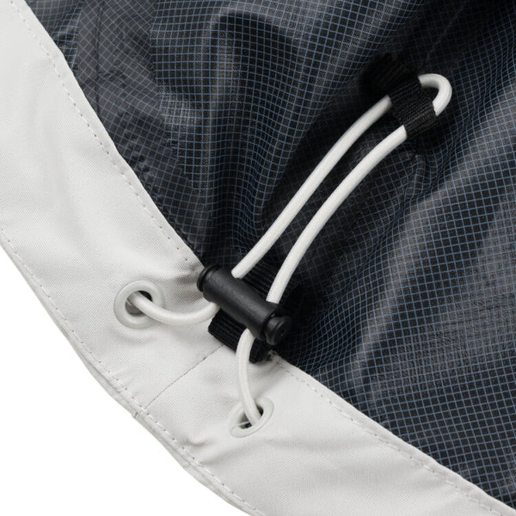 SOUVENIR Souvenir 2.5 Ply Recession Jacket Marshmallow | Black