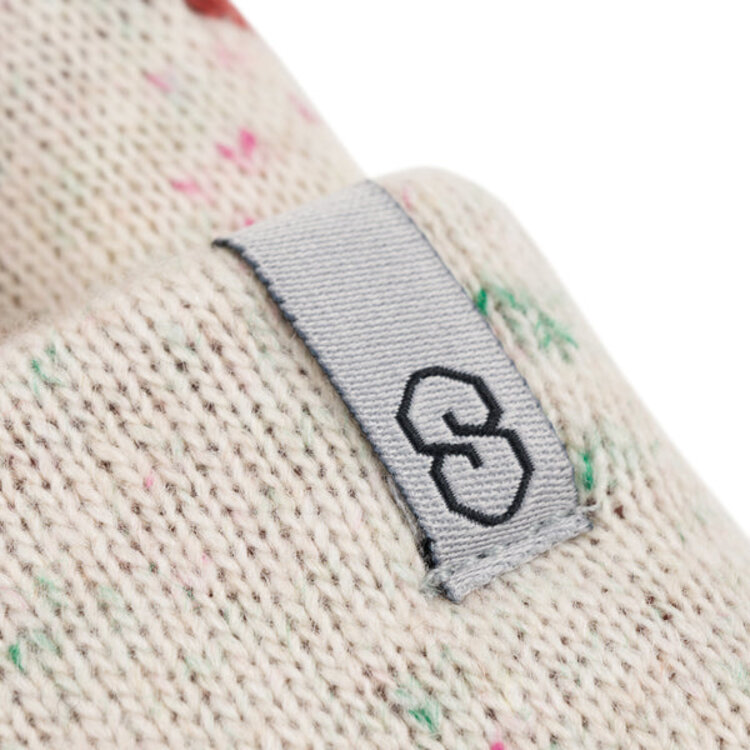 SOUVENIR Speckled Cuff Beanie | Marshmallow