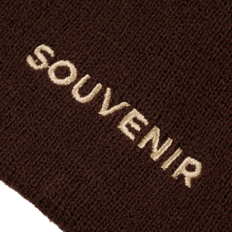 SOUVENIR Souvenir Printed Burgular Mask | Chocolate