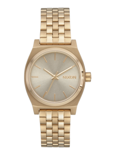 Nixon Nixon Medium Time Teller | Light Gold/Vintage White