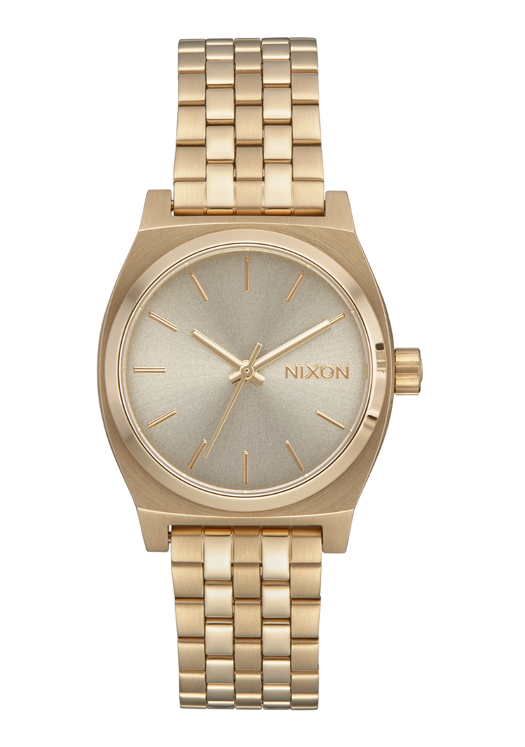 Nixon Nixon Medium Time Teller | Light Gold/Vintage White
