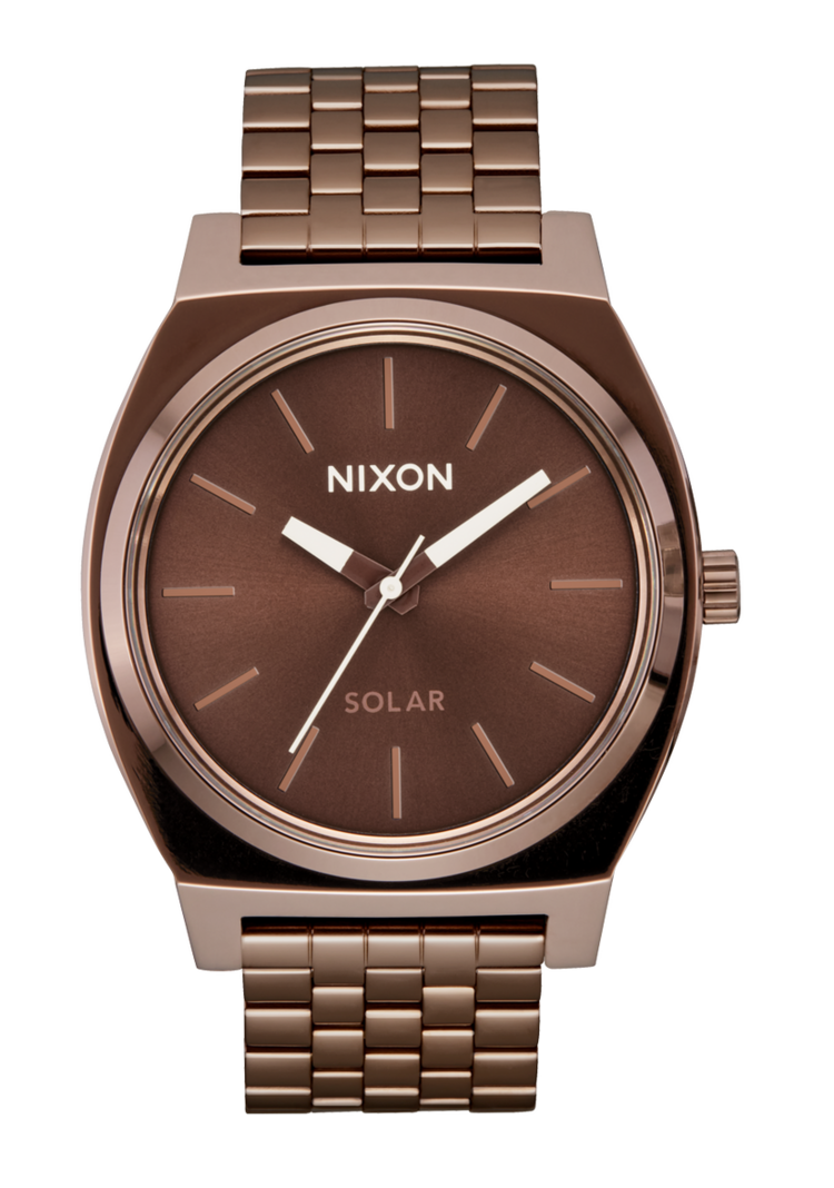 Nixon Time Teller Solar | Chocolate/Cappuccino