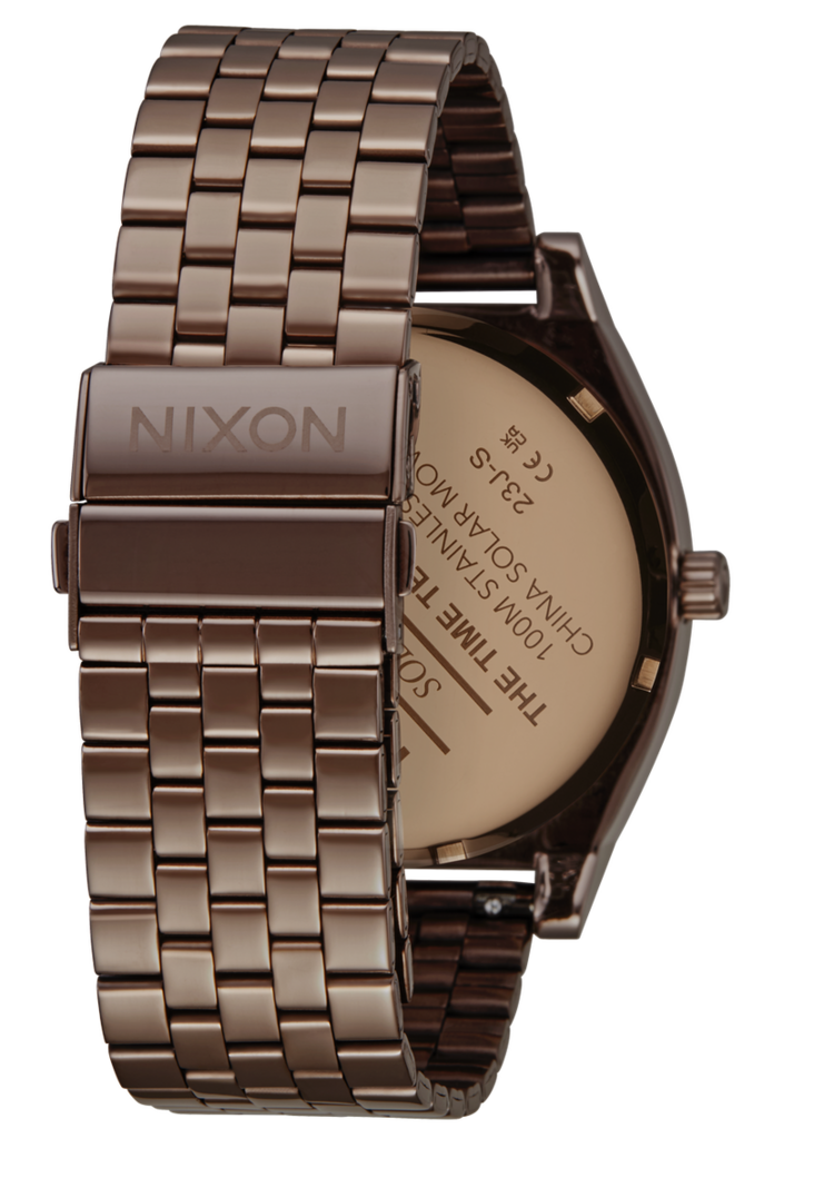 Nixon Time Teller Solar | Chocolate/Cappuccino
