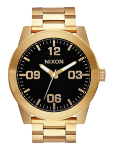 Nixon Nixon Corporal Stainless Steel | All Gold/Black