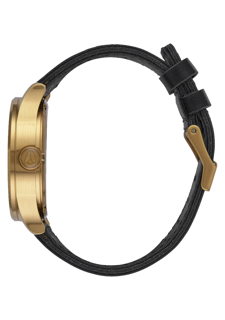 Nixon Nixon Sentry Leather | Gold/Black