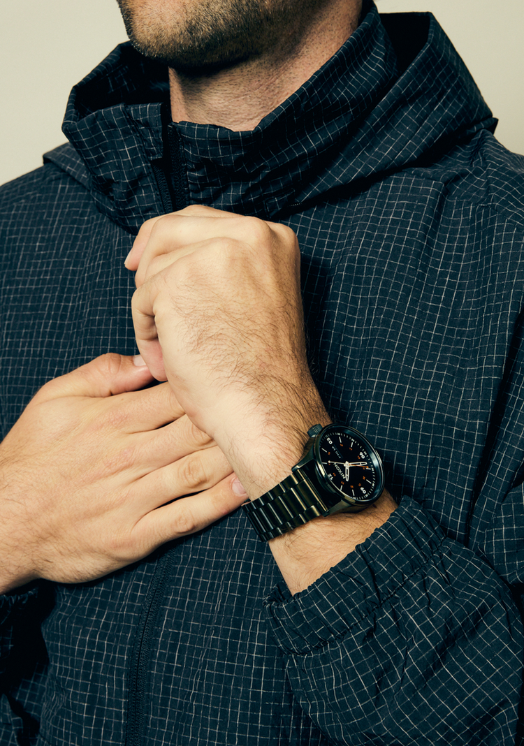 Nixon Nixon Sentry Stainless Steel | Dark Olive/Black