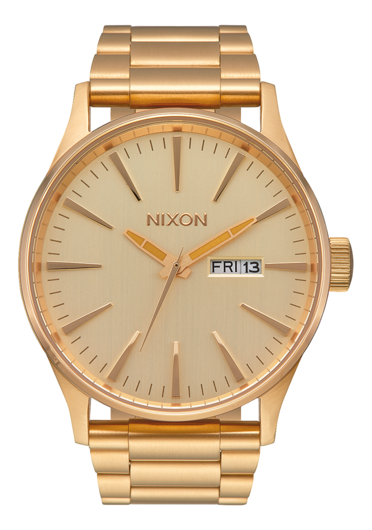 Nixon Sentry Stainless Steel | All Gold