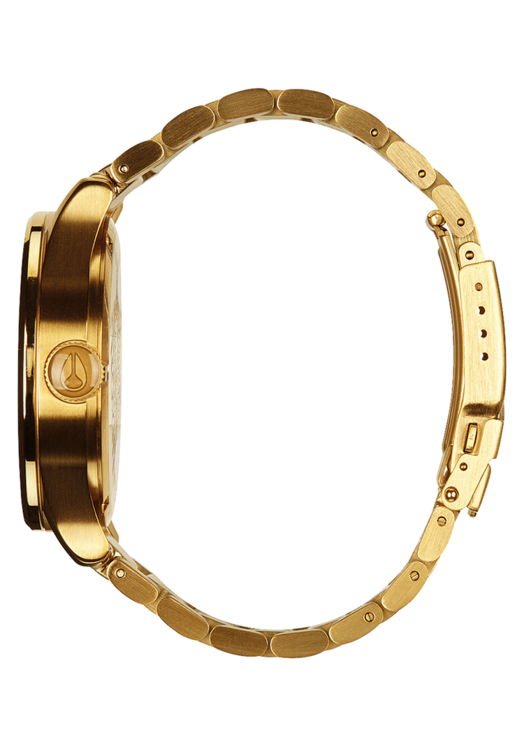 Nixon Sentry Stainless Steel | All Gold