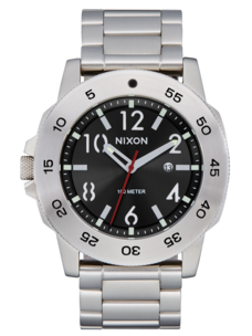 Nixon Nixon Smyth 44 | Silver/Black