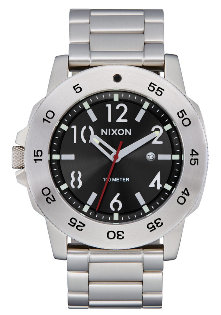 Nixon Nixon Smyth 44 | Silver/Black