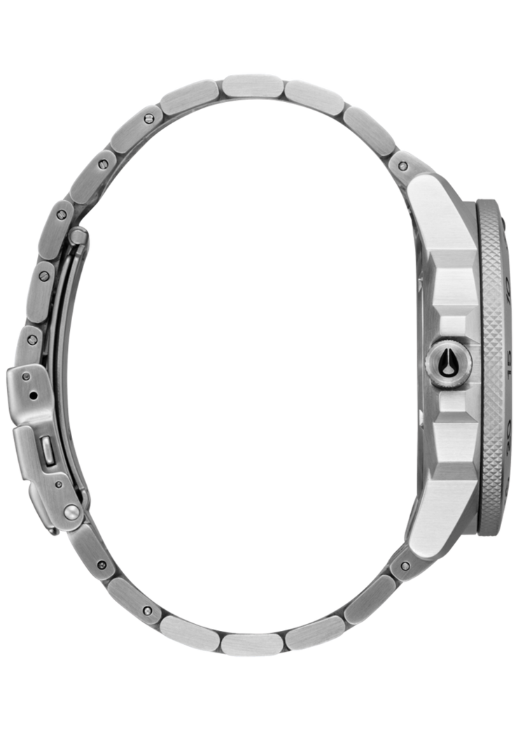 Nixon Nixon Smyth 44 | Silver/Black