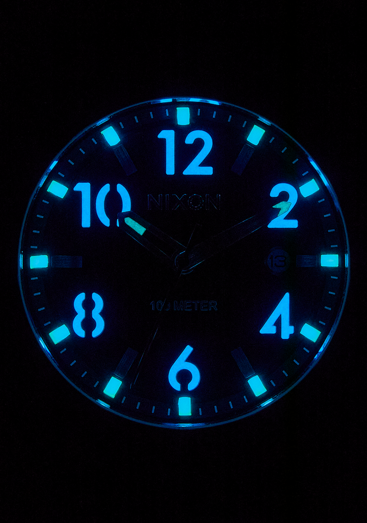 Nixon Nixon Smyth 44 | Silver/Black