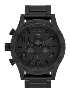 Nixon 51-30 Chrono | All Matte Black/Black