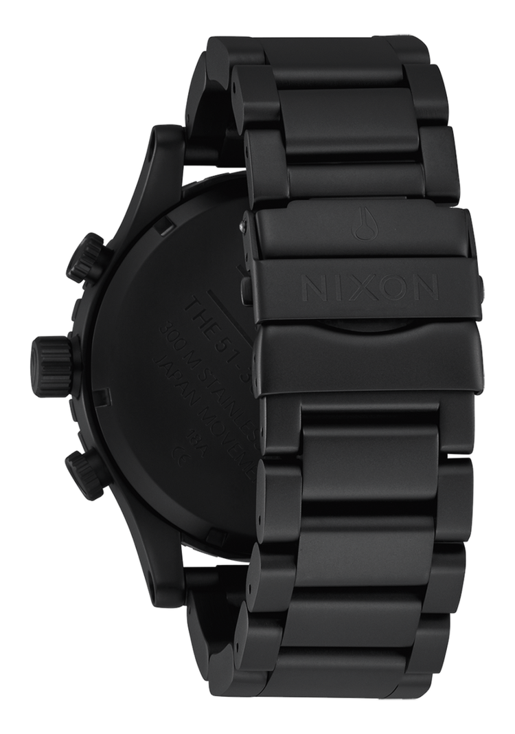 Nixon 51-30 Chrono | All Matte Black/Black