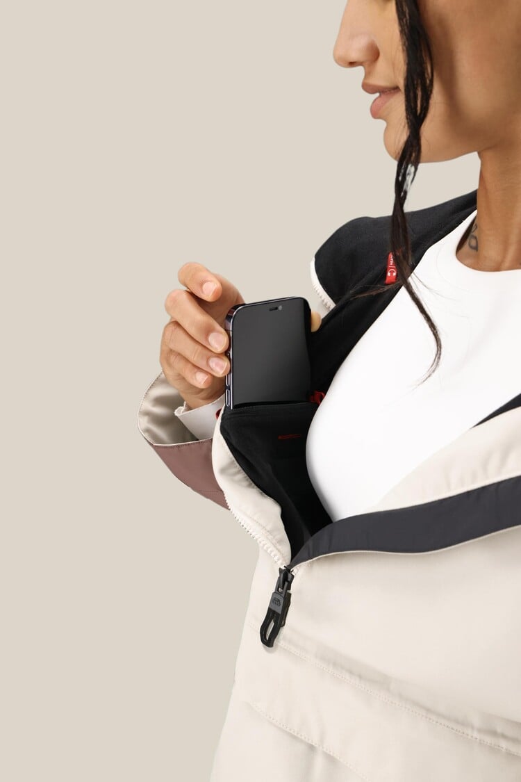 686 Technical Apparel Women's Outline Shell Anorak | Limestone Colorblock