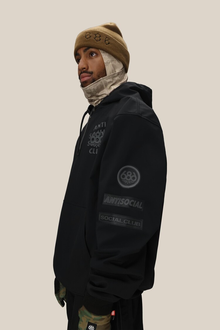686 Technical Apparel 686 Waterproof ASSC F1 Hoody | Assc Black