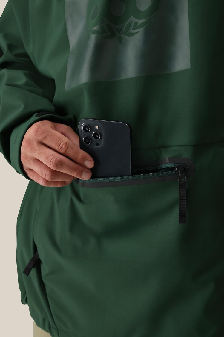 686 Technical Apparel Waterproof Hoody | Moss Green