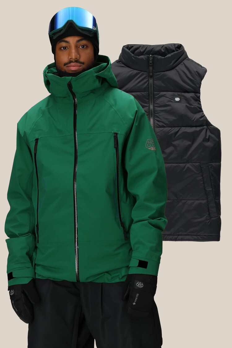 686 Technical Apparel Men's Smarty 3-In-1 Rodeo 3L Jacket | Emerald Green