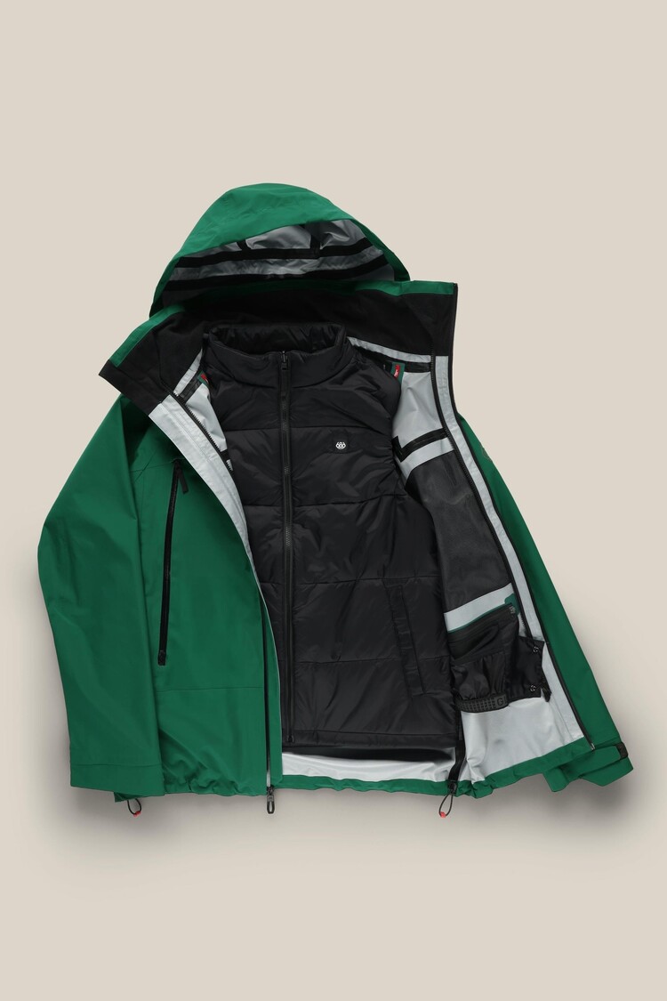 686 Technical Apparel Men's Smarty 3-In-1 Rodeo 3L Jacket | Emerald Green