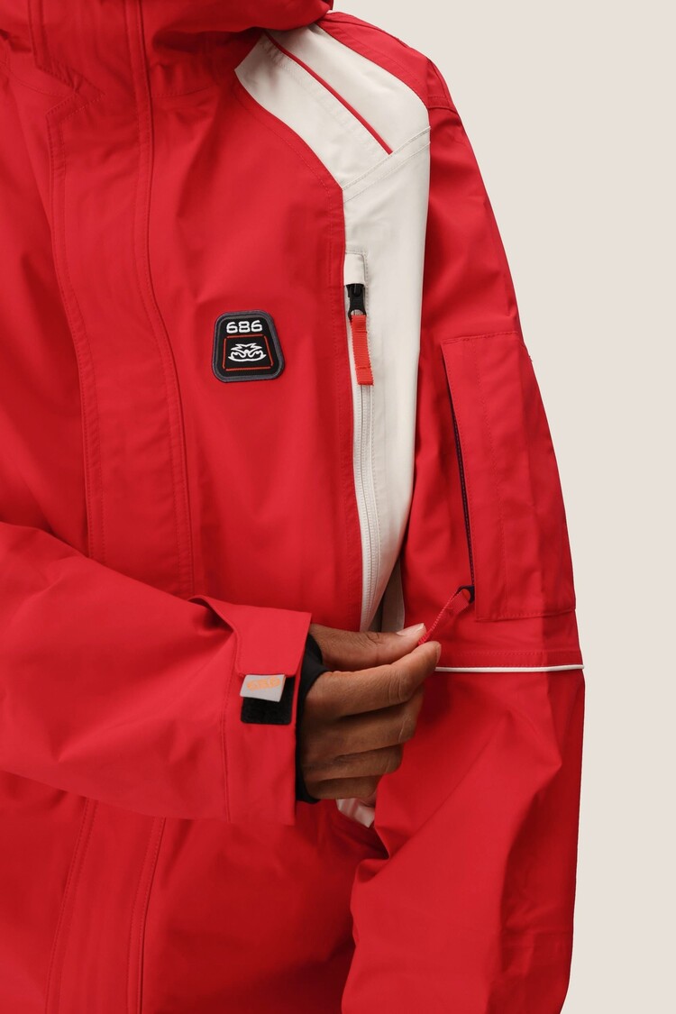 686 Technical Apparel 686 2002 X3 Shell Jacket | True Red Colorblock