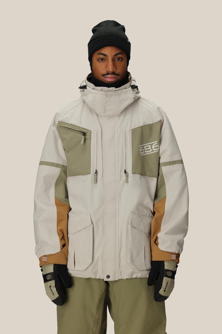 686 Technical Apparel Men's 2001 Transfer 2001 Jacket | Limestone Colorblock