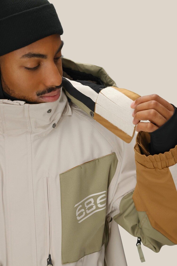 686 Technical Apparel Men's 2001 Transfer 2001 Jacket | Limestone Colorblock