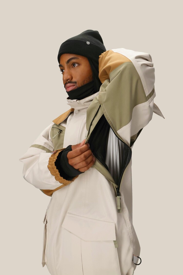 686 Technical Apparel Men's 2001 Transfer 2001 Jacket | Limestone Colorblock