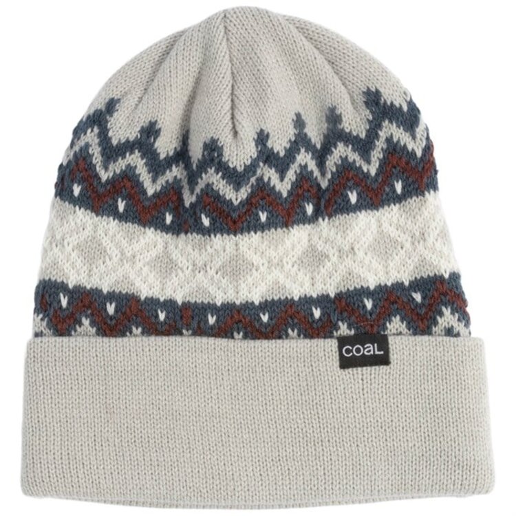 Coal The Winters Toque | Mid Grey / Burgundy