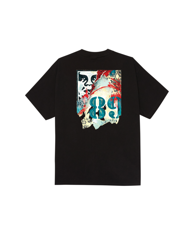 Obey Lisbon Icon Tee | Black