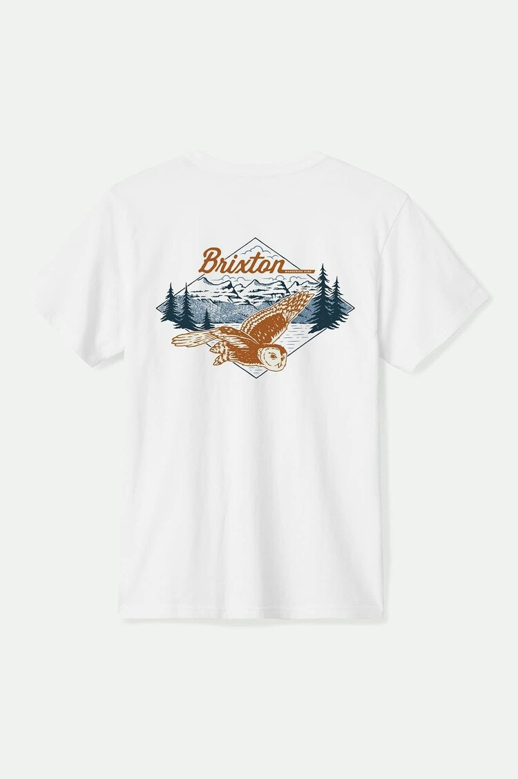 Brixton Brixton Driftway Short Sleeve Tailored T-Shirt | White
