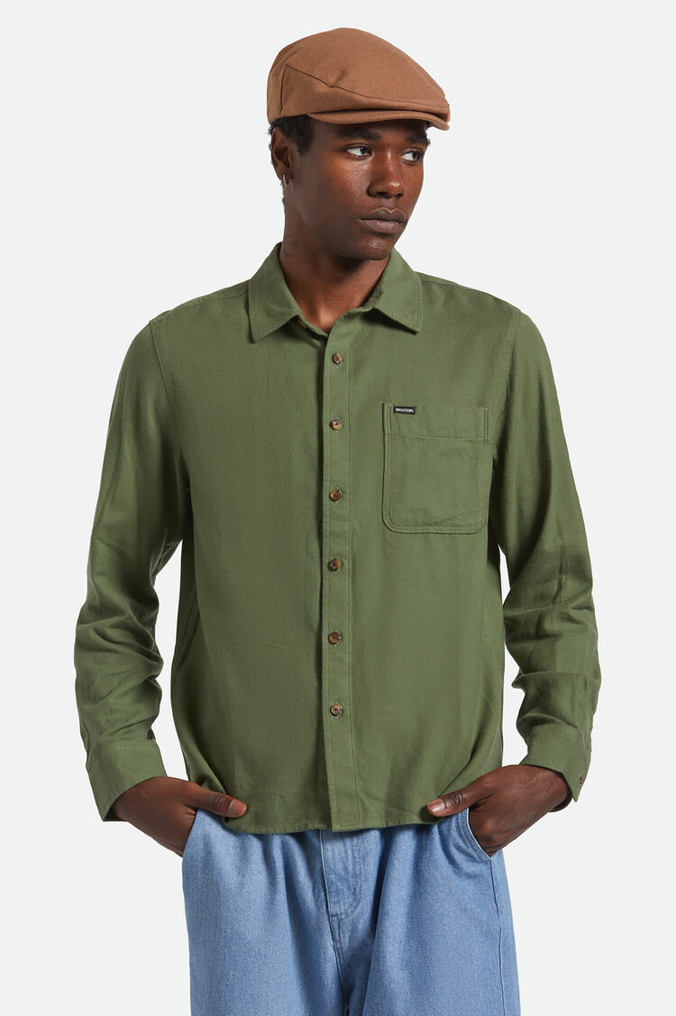 Brixton Hasting Lightweight Flannel | Wild Green
