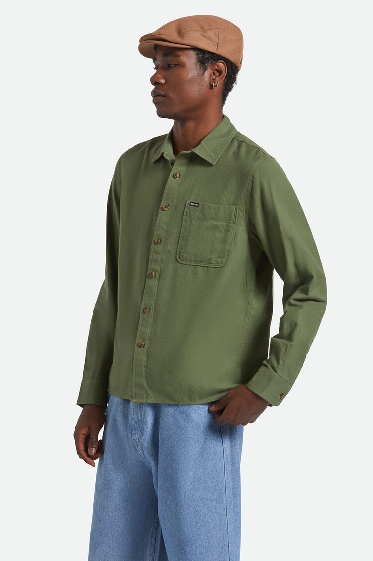 Brixton Hasting Lightweight Flannel | Wild Green