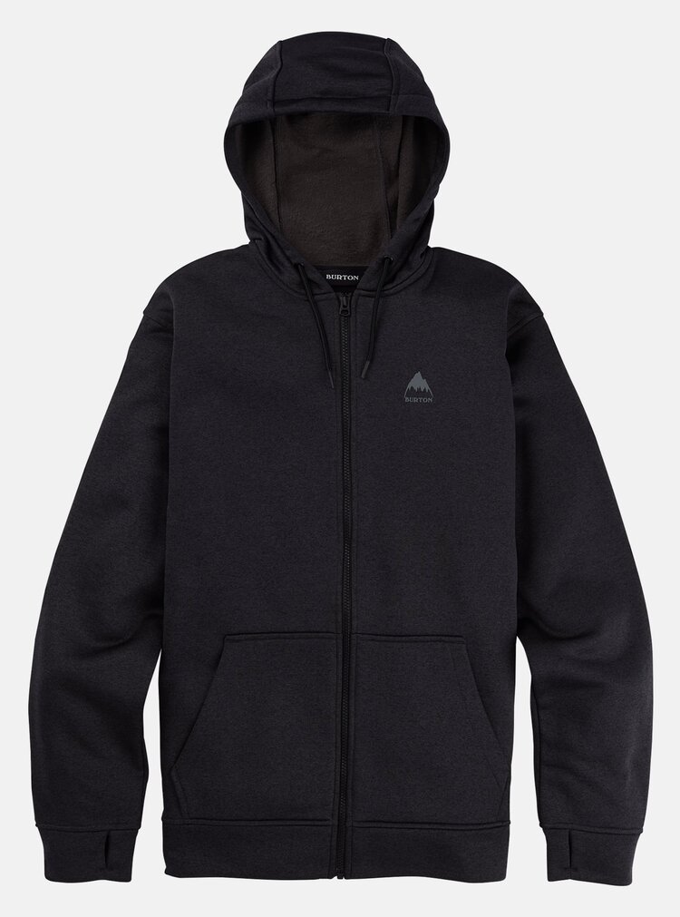 Burton Oak Full-Zip Hoodie | True Black Heather