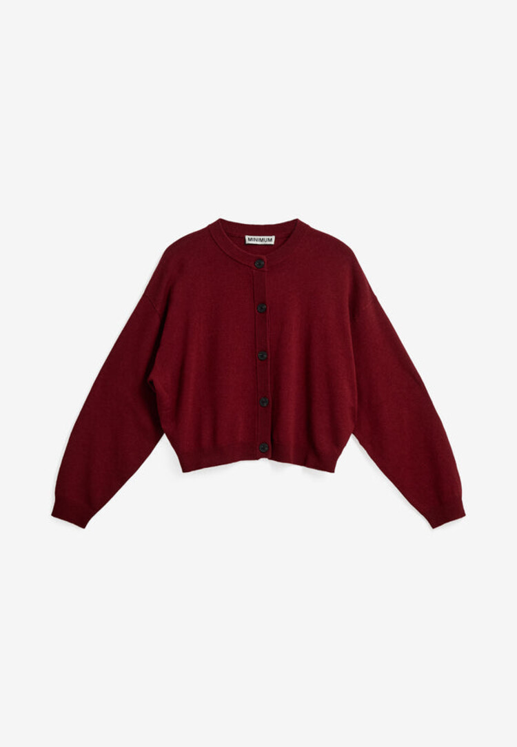 Minimum Minimum Assiana Cardigan | Merlot