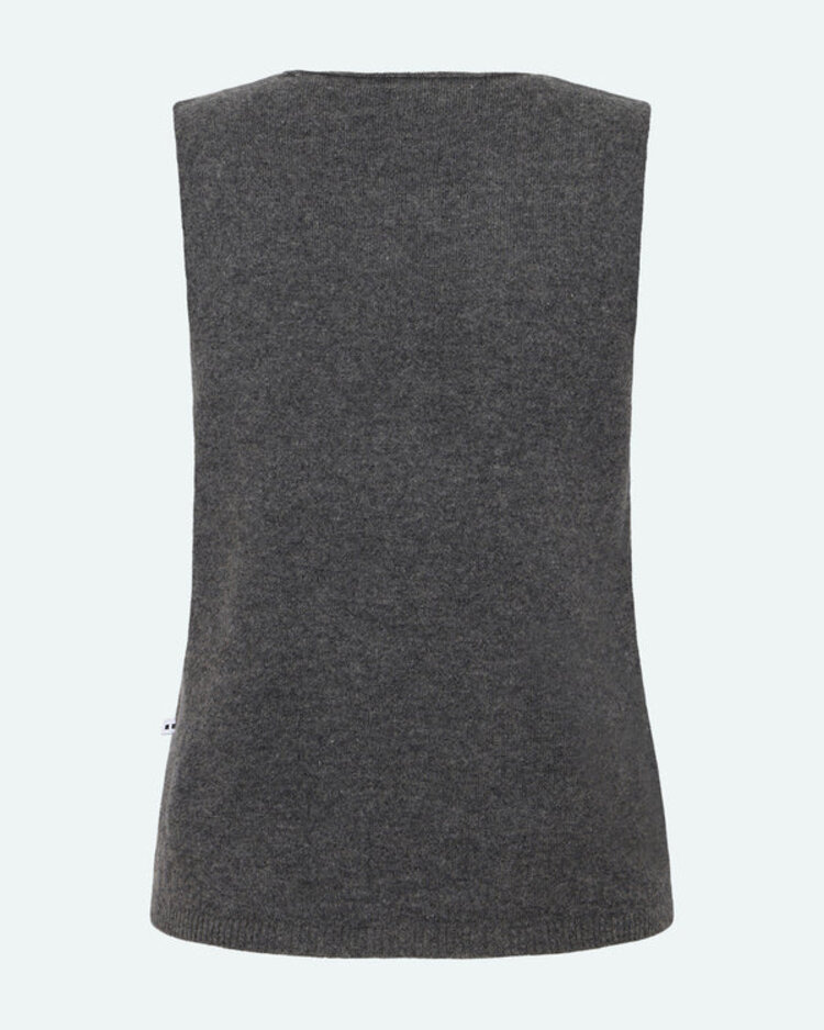 Minimum Auburns Gilet | Grey Melange
