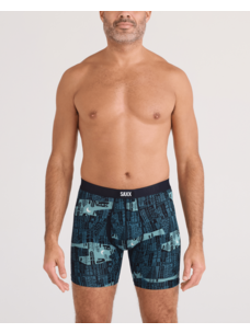 Saxx Vibe Xtra Soft Comfort Boxer Brief Fly | The Clearing-Storm Blue