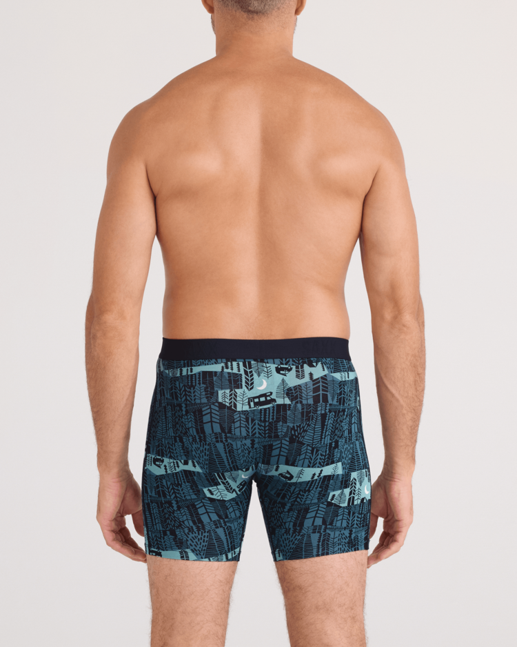 Saxx Vibe Xtra Soft Comfort Boxer Brief Fly | The Clearing-Storm Blue