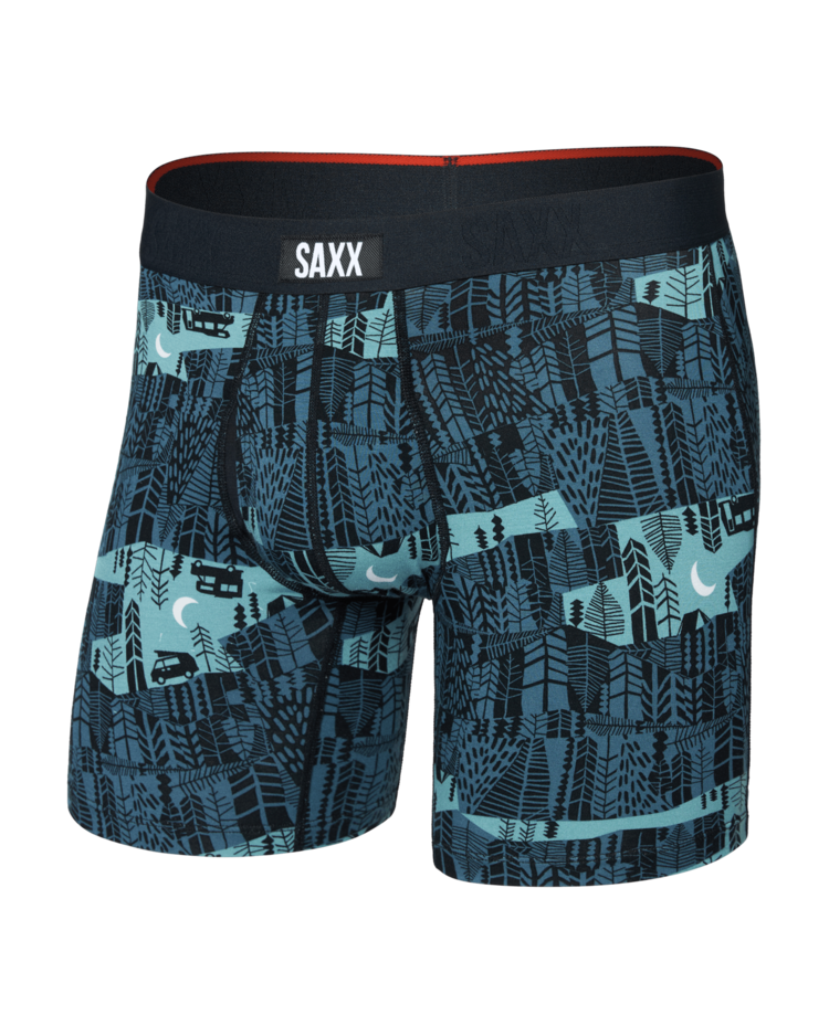 Saxx Vibe Xtra Soft Comfort Boxer Brief Fly | The Clearing-Storm Blue