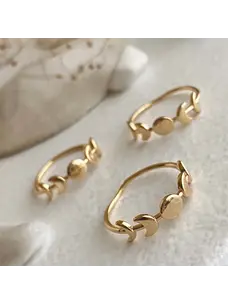 Pika & Bear Theia Moon Phase Ring | Gold