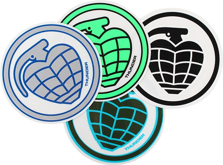 Thunder Thunder Circle Grenade Sticker Medium | 4"