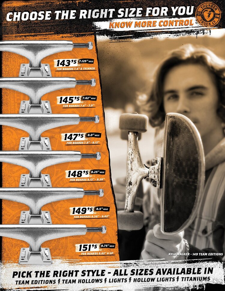 Thunder Thunder Polished Inverted Trucks | Silver