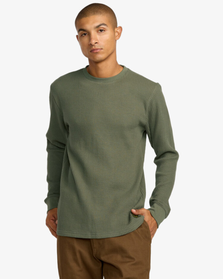 RVCA Dayshift Thermal L/S | Olive