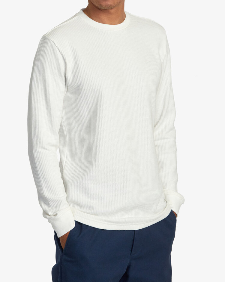 RVCA Dayshift Thermal L/S | Off White