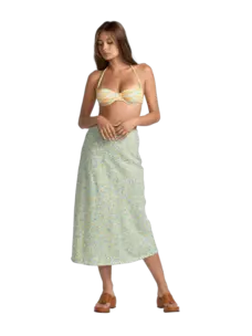 RVCA Annika Midi Skirt | Blue Bird