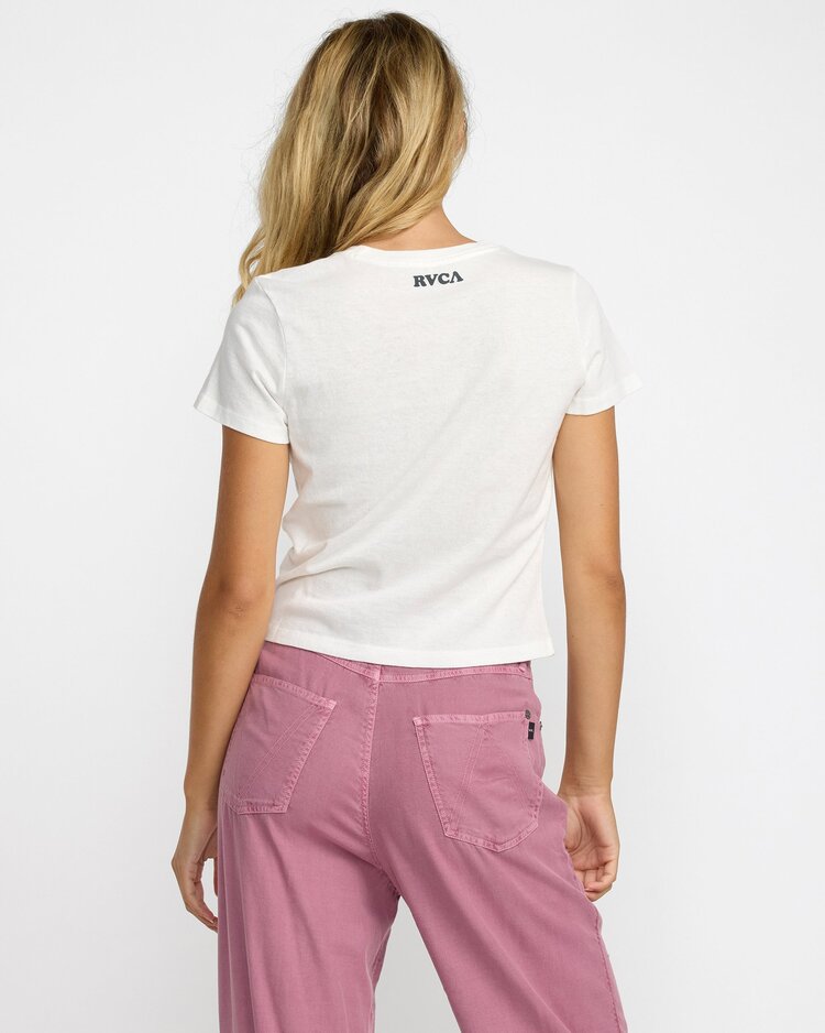 RVCA 411 Tee | Vintage White
