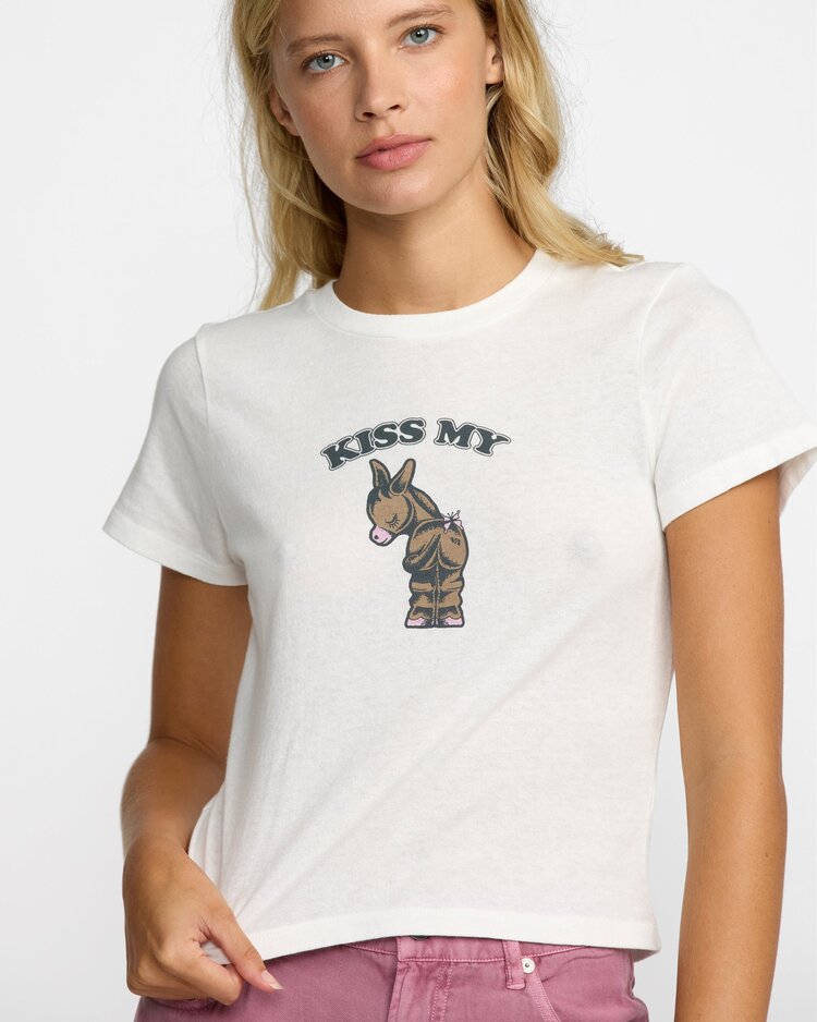 RVCA 411 Tee | Vintage White