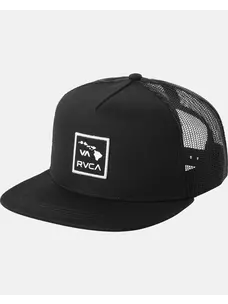 RVCA Islands Patch Trucker | Black
