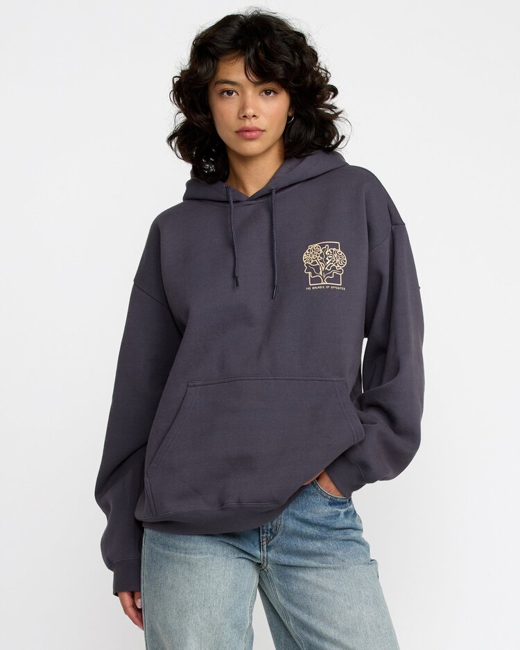 RVCA Baggie BF Hoodie | Gravel